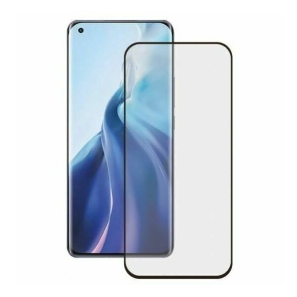 Xiaomi Mi 11 Προστατευτικό Τζαμάκι Μαύρο 5D Full Glue Full Coverage Tempered Glass Black