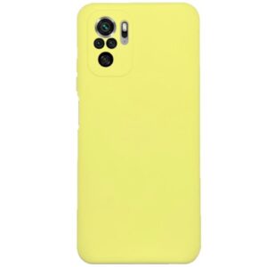 Forcell Xiaomi Redmi Note 10 4G / Note 10S / Poco M5s Soft Touch Θήκη Σιλικόνης - Yellow