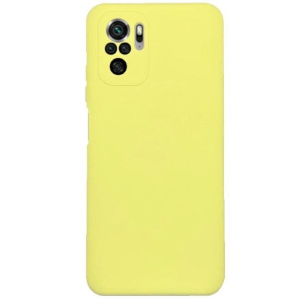 Forcell Xiaomi Redmi Note 10 4G / Note 10S / Poco M5s Soft Touch Θήκη Σιλικόνης - Yellow