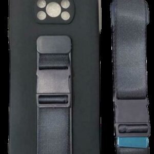 Forcell Xiaomi Poco X3 NFC / X3 Pro Lanyard Rope Θήκη Σιλικόνης - Navy Blue