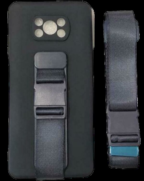 Forcell Xiaomi Poco X3 NFC / X3 Pro Lanyard Rope Θήκη Σιλικόνης - Navy Blue