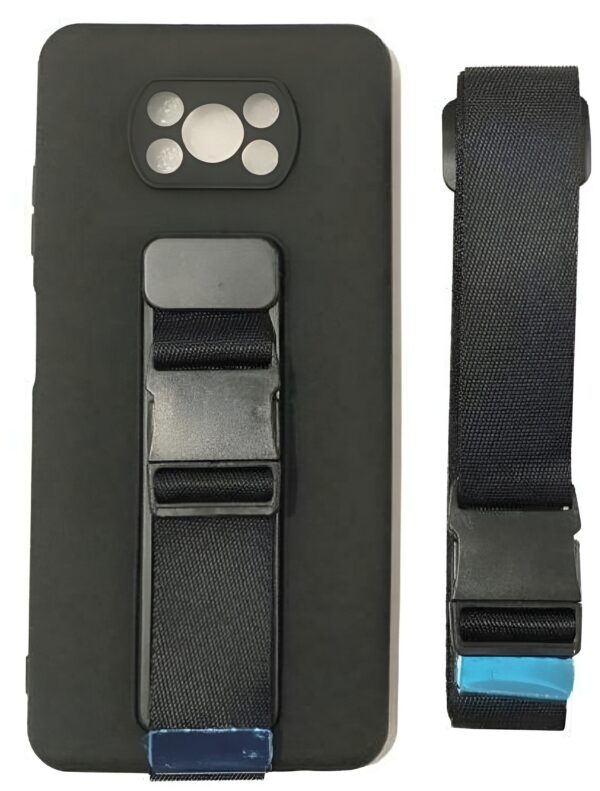 Forcell Xiaomi Poco X3 NFC / X3 Pro Lanyard Rope Θήκη Σιλικόνης - Black