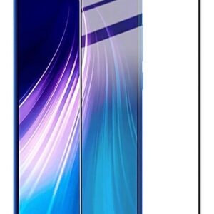 Xiaomi Redmi Note 8T Προστατευτικό Τζαμάκι Μαύρο Full Glue 6D Tempered Glass Black