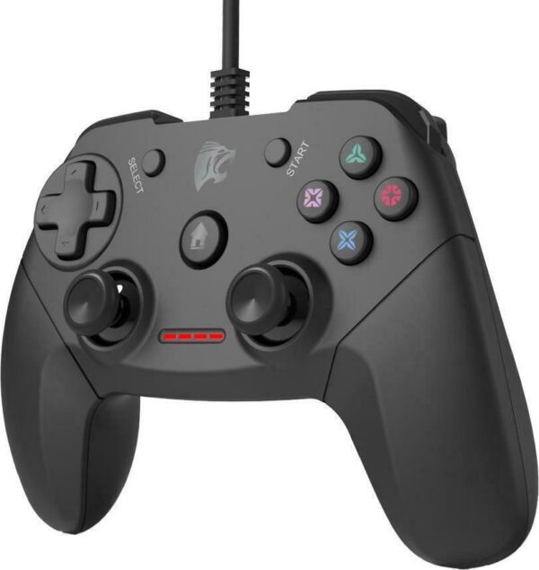Roar R100WD Ενσύρματο Gamepad για Android / PC / PS3 Μαύρο