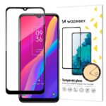 TCL 30E Προστατευτικό Τζαμάκι Μαύρο Wozinsky Full Glue Full Screen Tempered Glass Black