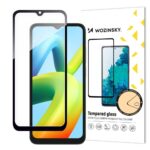 Xiaomi Redmi A1 / A2 Προστατευτικό Τζαμάκι Μαύρο Wozinsky Full Glue Full Screen Tempered Glass Black