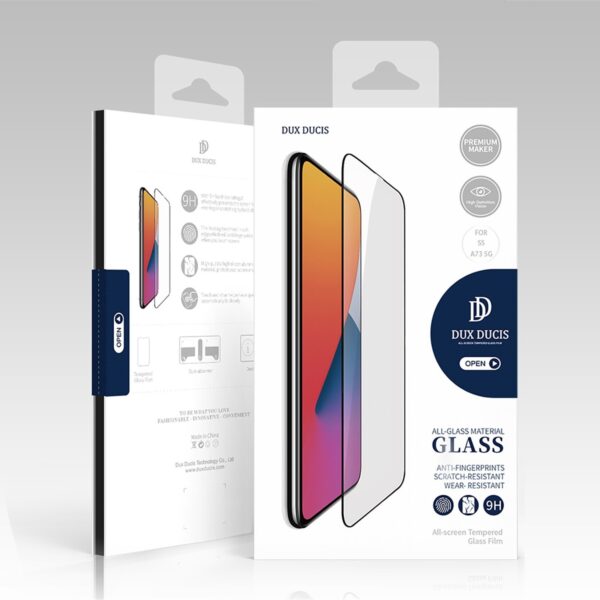 Samsung Galaxy A73 5G Προστατευτικό Τζαμάκι Μαύρο Dux Ducis 9D Full Screen 9H Tempered Glass With Frame Black