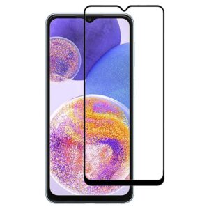 Samsung Galaxy A13 4G / A13 5G / A04s Προστατευτικό Τζαμάκι Μαύρο 5D Full Glue Full Coverage Tempered Glass Black