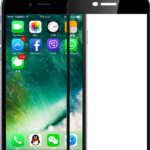 iPhone 7 Plus / 8 Plus Προστατευτικό Τζαμάκι Μαύρο 5D Full Glue Full Coverage Tempered Glass Black