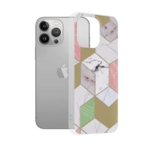 Techsuit iPhone 13 Pro Marble Series Θήκη Σιλικόνης - Purple