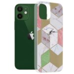 Techsuit iPhone 12 / 12 Pro Marble Θήκη Σιλικόνης - White