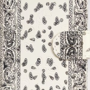 Samsung Galaxy A03s Θήκη Βιβλίο Σχέδιο Μαύρο - Λευκό Book Case