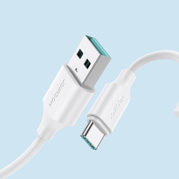 Joyroom S-UC027A9 USB 2.0 Cable USB-C male - USB-A male Λευκό 2m