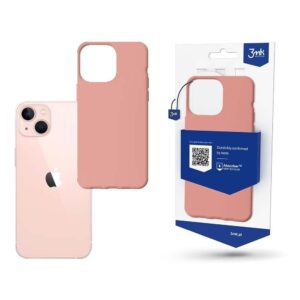 iPhone 14 Θήκη Σιλικόνης Ροζ 3MK Matt Case Lychee