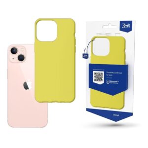 iPhone 14 Plus Θήκη Σιλικόνης Κίτρινη 3MK Matt Case Lime