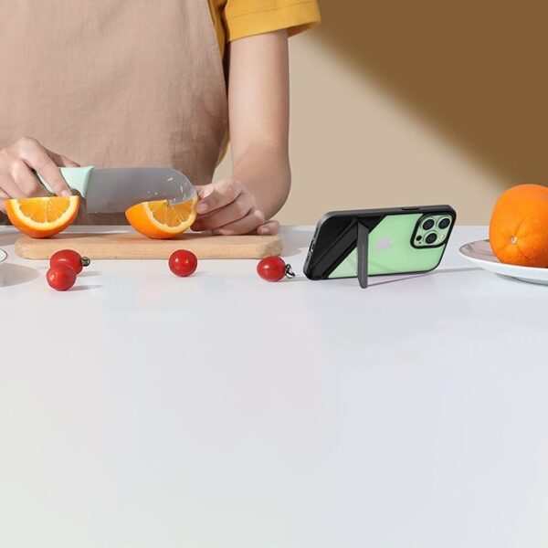 iPhone 13 Pro Θήκη Ugreen LP526 Fusion Kickstand Case Hard Cover with Gel Frame and Stand Black (90153)