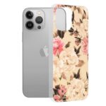 iPhone 13 Pro Max Θήκη Σιλικόνης Techsuit Marble Series Back Cover Mary Berry Nude