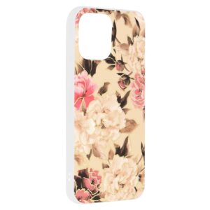 iPhone 13 Pro Max Θήκη Σιλικόνης Techsuit Marble Series Back Cover Mary Berry Nude