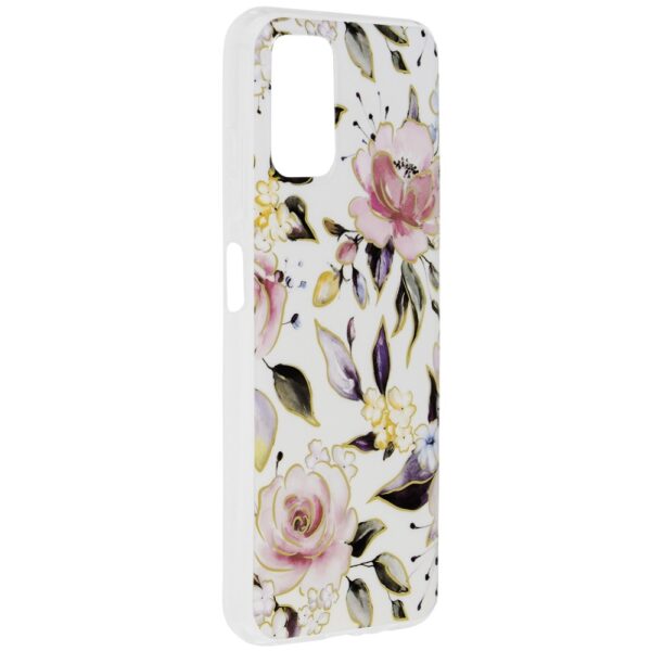Samsung Galaxy A03s Θήκη Σιλικόνης Marble Series Back Cover Chloe White