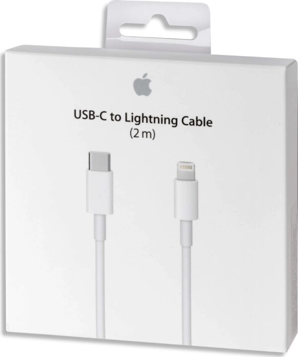 Apple Original USB-C to Lightning Cable 87W Λευκό 2m (MKQ42ZM/A)