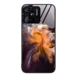 Xiaomi Redmi 10C Θήκη Τυφώνας Με Πλαίσιο Σιλικόνης Και Όψη Γυαλιού Marble Pattern Glass Protective Phone Case Typhoon