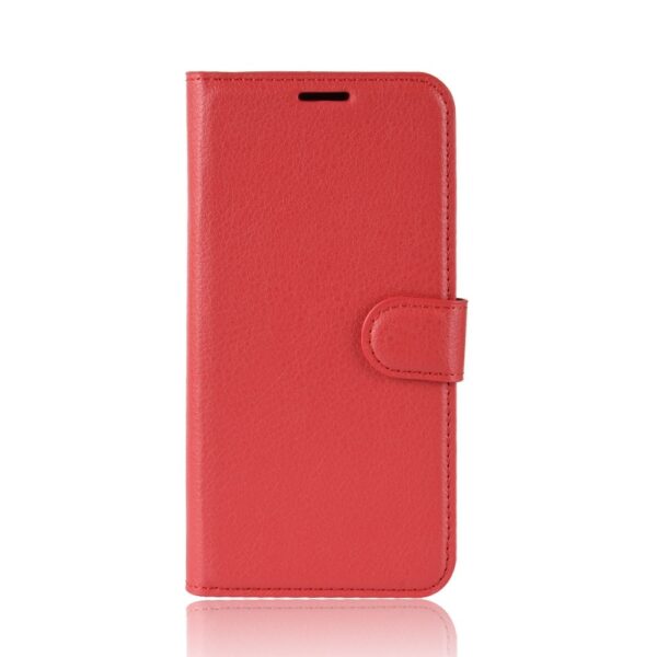 iPhone 11 Θήκη Βιβλίο Κόκκινο Litchi Texture Horizontal Flip Case Red