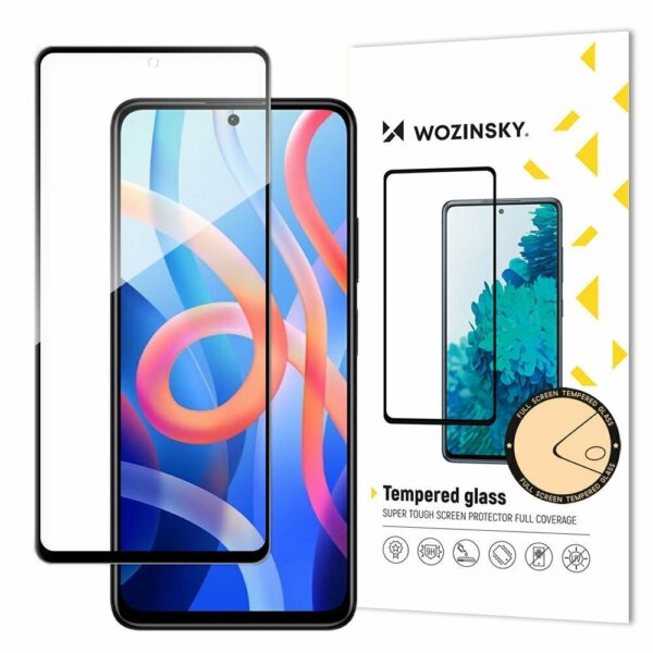 Xiaomi Poco M4 Pro 5G Προστατευτικό Τζαμάκι Μαύρο Wozinsky Full Glue Full Screen Tempered Glass Black Xiaomi Poco M4 Pro 5G Προστατευτικό Τζαμάκι Μαύρο Wozinsky Full Glue Full Screen Tempered Glass Black