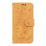 Samsung Galaxy A33 5G Θήκη Βιβλίο Κίτρινο Butterfly Rose Embossed Phone Case Yellow