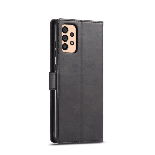 Samsung Galaxy A33 5G Θήκη Βιβλίο Μαύρο LC.IMEEKE Calf Texture Phone Case Black