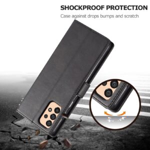 Samsung Galaxy A33 5G Θήκη Βιβλίο Μαύρο LC.IMEEKE Calf Texture Phone Case Black