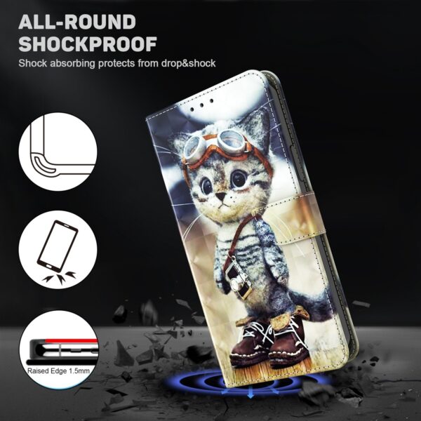 Samsung Galaxy A33 5G Θήκη Βιβλίο 3D Painted Phone Case Naughty Cat