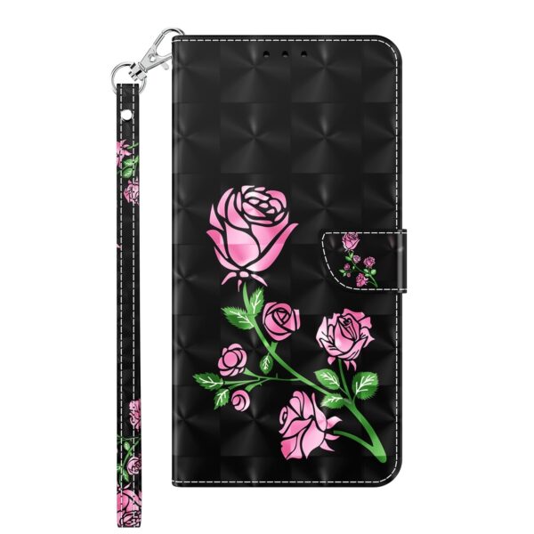Samsung Galaxy A33 5G Θήκη Βιβλίο 3D Painted Phone Case Rose