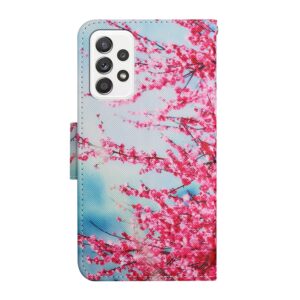 Samsung Galaxy A33 5G Θήκη Βιβλίο Painted Pattern Horizontal Flip Phone Case Cherry Blossoms