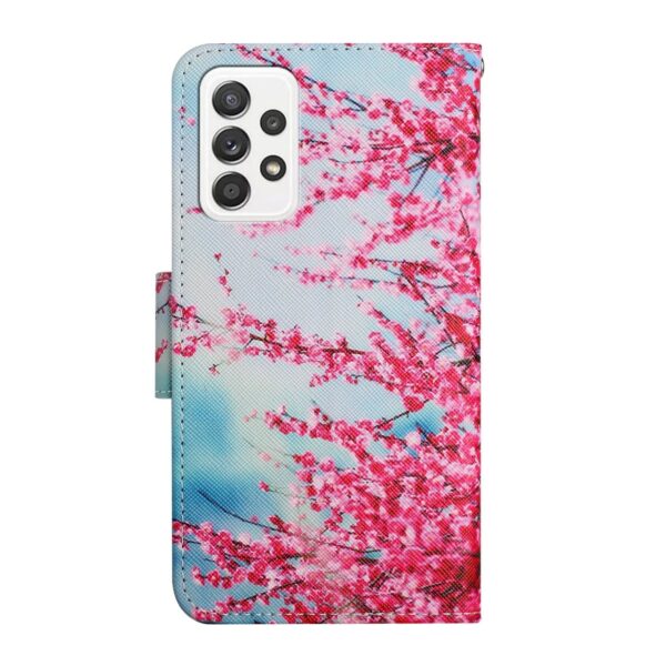 Samsung Galaxy A33 5G Θήκη Βιβλίο Painted Pattern Horizontal Flip Phone Case Cherry Blossoms