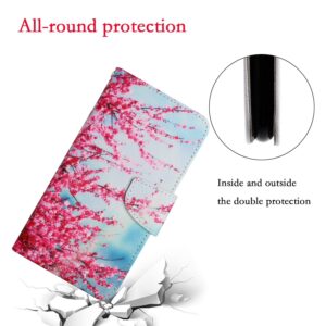 Samsung Galaxy A33 5G Θήκη Βιβλίο Painted Pattern Horizontal Flip Phone Case Cherry Blossoms