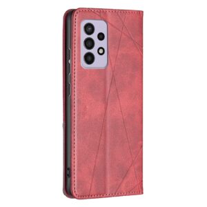 Samsung Galaxy A33 5G Θήκη Βιβλίο Κόκκινο Prismatic Invisible Magnetic Phone Case Red