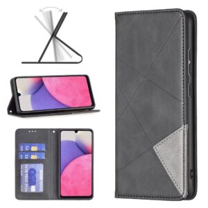 Samsung Galaxy A33 5G Θήκη Βιβλίο Μαύρο Prismatic Invisible Magnetic Phone Case Black