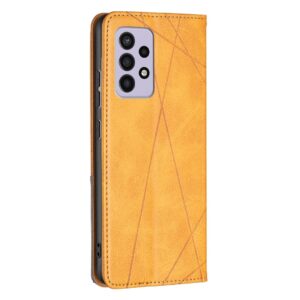 Samsung Galaxy A33 5G Θήκη Βιβλίο Κίτρινο Prismatic Invisible Magnetic Phone Case Yellow