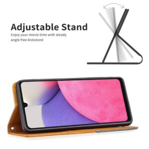 Samsung Galaxy A33 5G Θήκη Βιβλίο Κίτρινο Prismatic Invisible Magnetic Phone Case Yellow