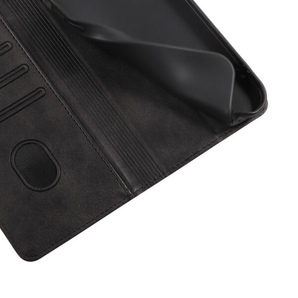 Samsung Galaxy A33 5G Θήκη Βιβλίο Μαύρο Calf Texture Magnetic Flip Phone Case Black