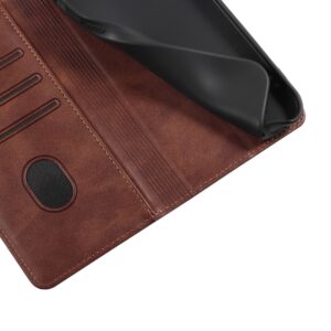 Samsung Galaxy A33 5G Θήκη Βιβλίο Καφέ Calf Texture Magnetic Flip Phone Case Brown