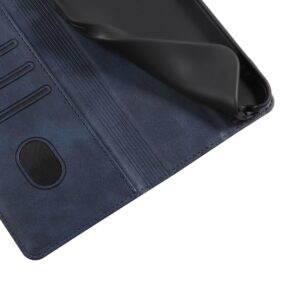 Samsung Galaxy A33 5G Θήκη Βιβλίο Μπλε Calf Texture Magnetic Flip Phone Case Blue