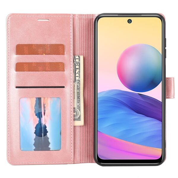 Xiaomi Redmi 10 / Redmi 10 2022 Θήκη Βιβλίο Ροζ Classic Wallet Flip Phone Case Pink