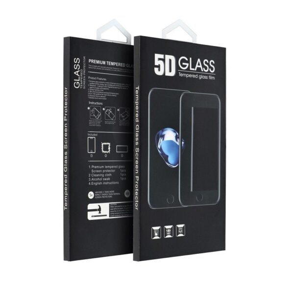 Xiaomi Redmi 9 / 9A / 9AT / 9C / 10A Προστατευτικό Τζαμάκι Μαύρο 5D Full Glue Full Coverage Tempered Glass Black