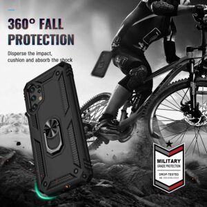Samsung Galaxy A13 4G Θήκη Μαύρη Με Σταντ Shockproof TPU + PC Phone Case with Holder Black