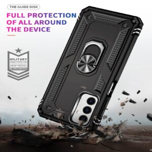 Samsung Galaxy M23 5G Θήκη Μαύρη Με Σταντ Shockproof TPU + PC Holder Phone Case Black