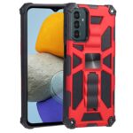 Samsung Galaxy M23 5G Θήκη Με Σταντ Κόκκινη Shockproof TPU + PC Magnetic Phone Case with Holder Red