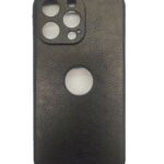 iPhone 13 Pro Max Θήκη Μαύρη PU Leather Black Profile Semihard Cover Case Black