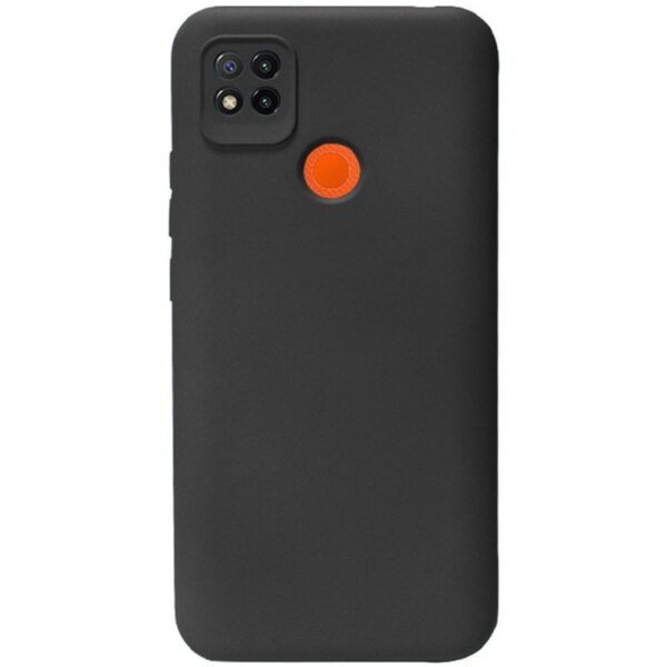 Xiaomi Redmi 9C / Redmi 10A Θήκη Σιλικόνης Μαύρη Soft Touch Silicone Rubber Soft Case Black