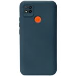 Xiaomi Redmi 9C / Redmi 10A Θήκη Σιλικόνης Μπλε Soft Touch Silicone Rubber Soft Case Navy